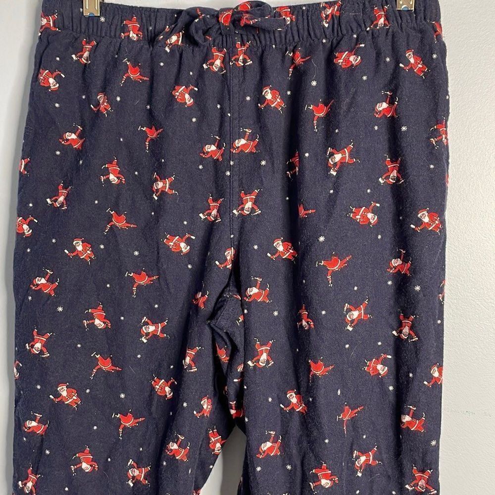 J. Crew Men’s Medium Flannel Pajama Pants with Santa